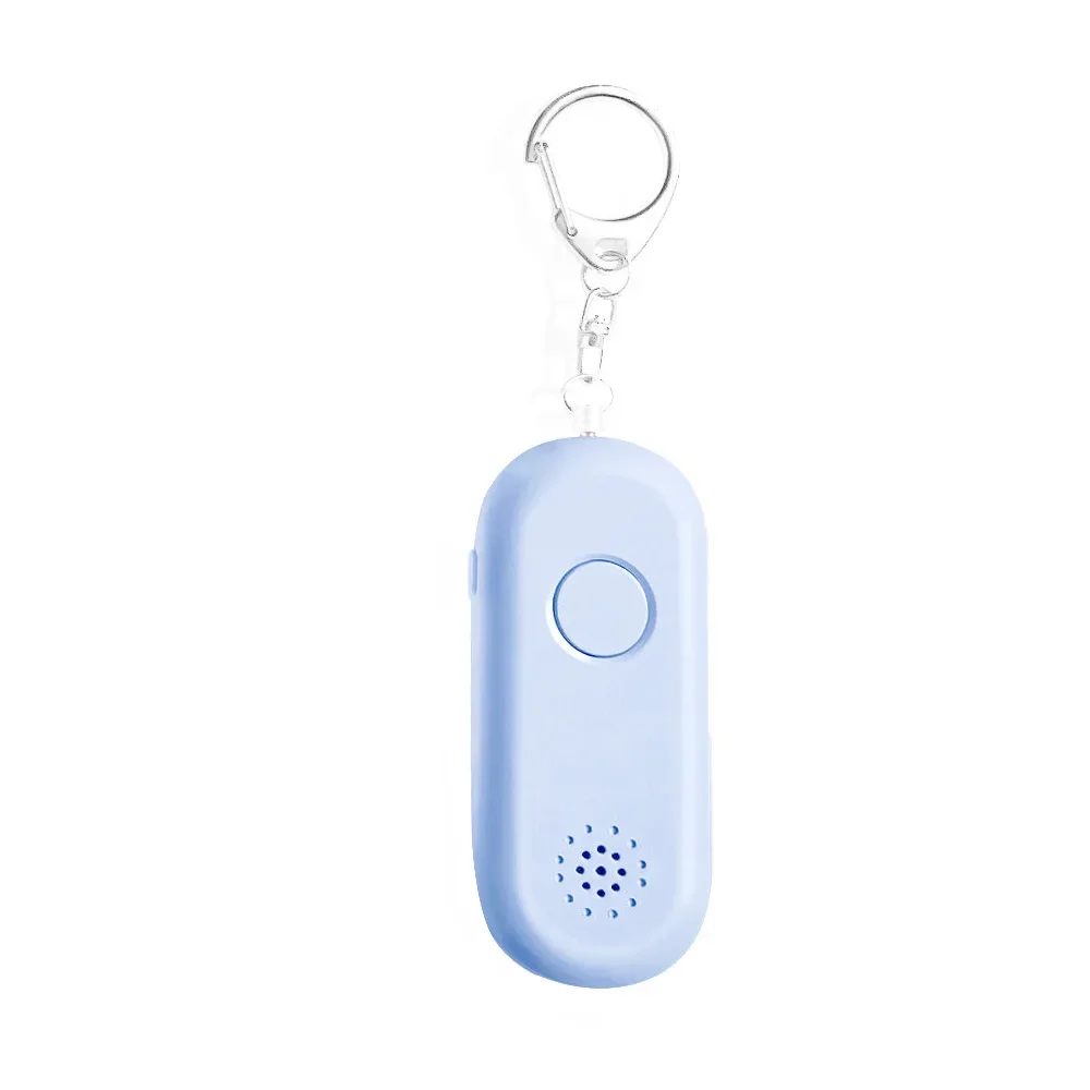 Alarma extractora de seguridad Personal, llavero de emergencia de autodefensa, protección para mujeres, anillo de tracción, sirena, carga USB, 120dB