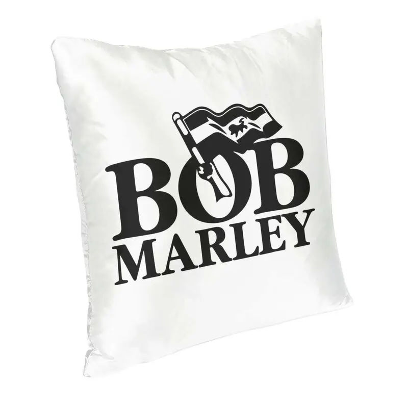 Jamaica Reggae Music Bob Marley Square Pillow Case Home Decorative Cushion Cover Throw Pillow for Sofa Double-sided Printing