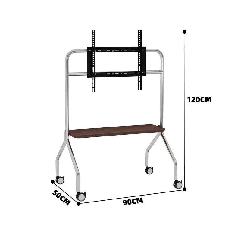 Imagem -06 - Suporte Móvel Móvel Móvel Móvel para tv Sala de Reunião Móvel Sala de Estar de Chão Rodas Universal