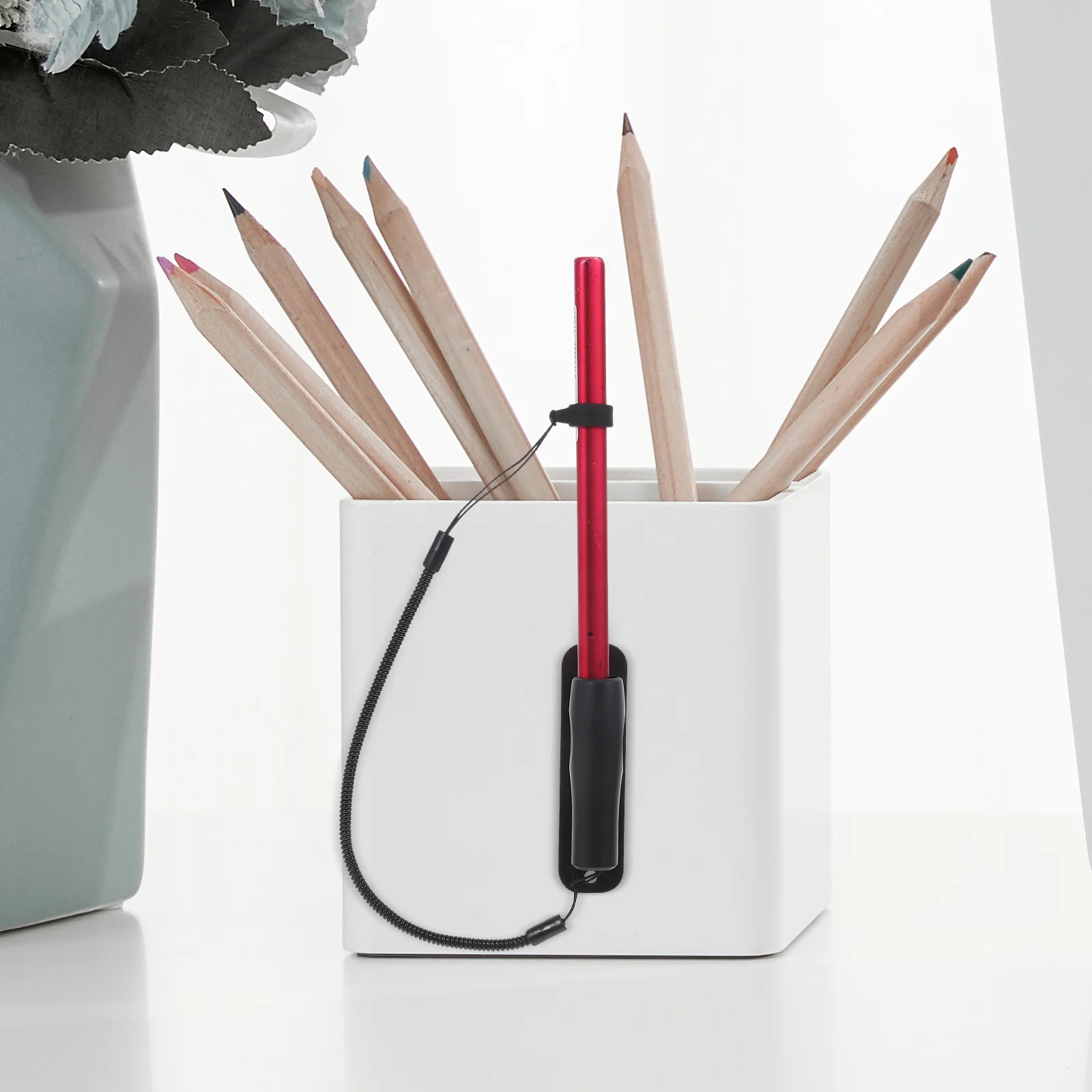 2 個手書きペンストラップ高弾性スプリングロープスタイラスホルダータブレットタッチスクリーン用格納式ペンリーシュコード用