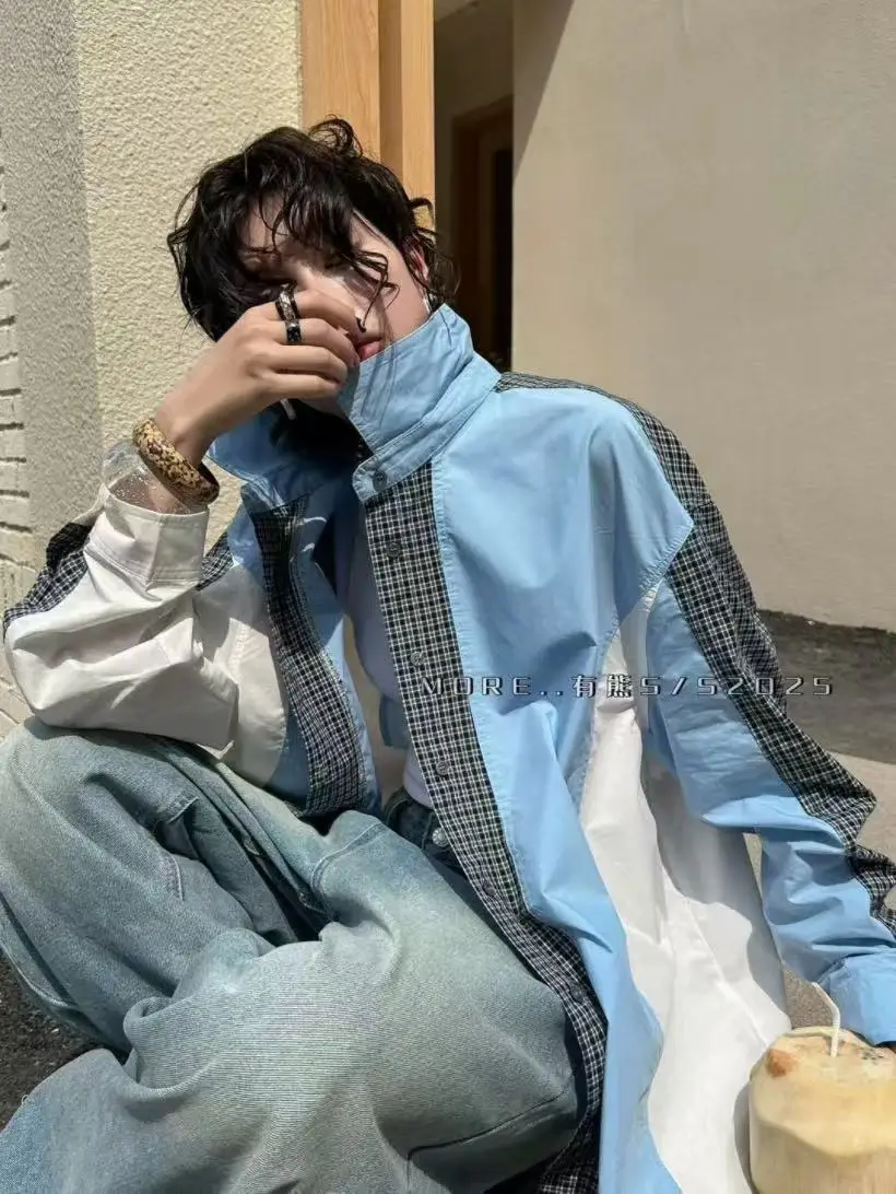 

Осень 20%, хлопковые блузки с длинными рукавами, рубашки для женщин, трендовые свободные повседневные топы, женская верхняя одежда, кардиган, рубашка, женская одежда