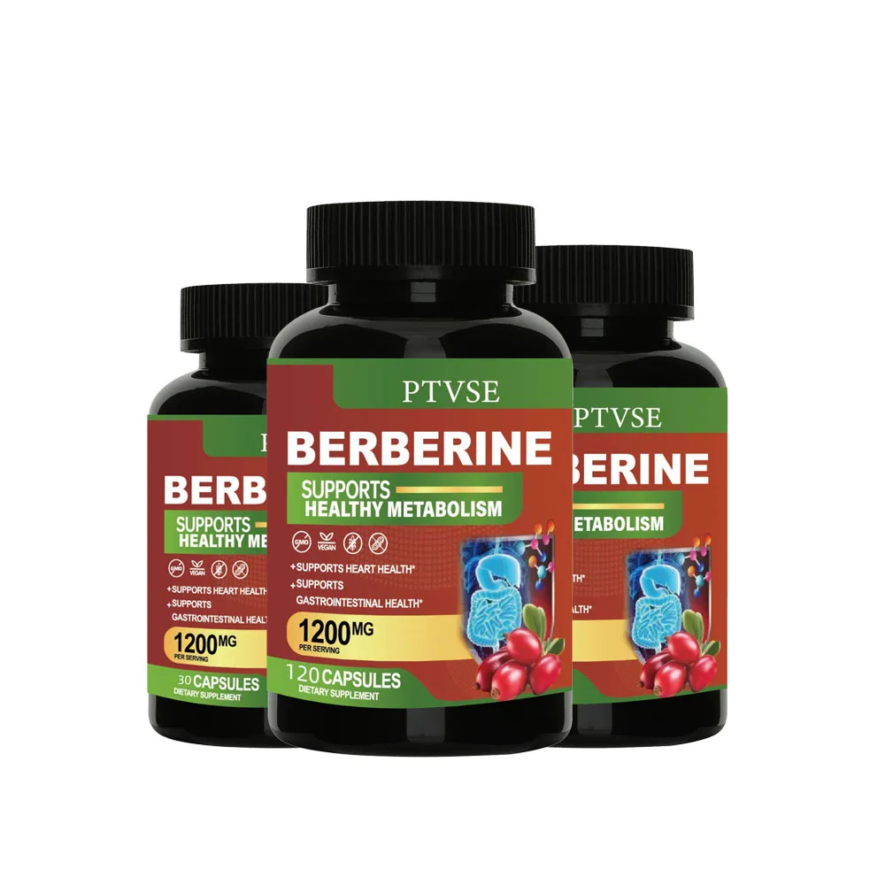 

Berberine Capsule Antioxidant Supports Immune System, Cardiovascular & Gastrointestinal Function