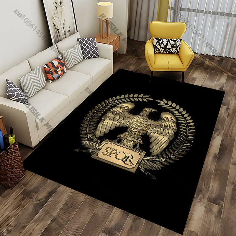 Roman symbol power authority majesty carpet Yoga living room room decor children's crawling mat doormat area rug games mat