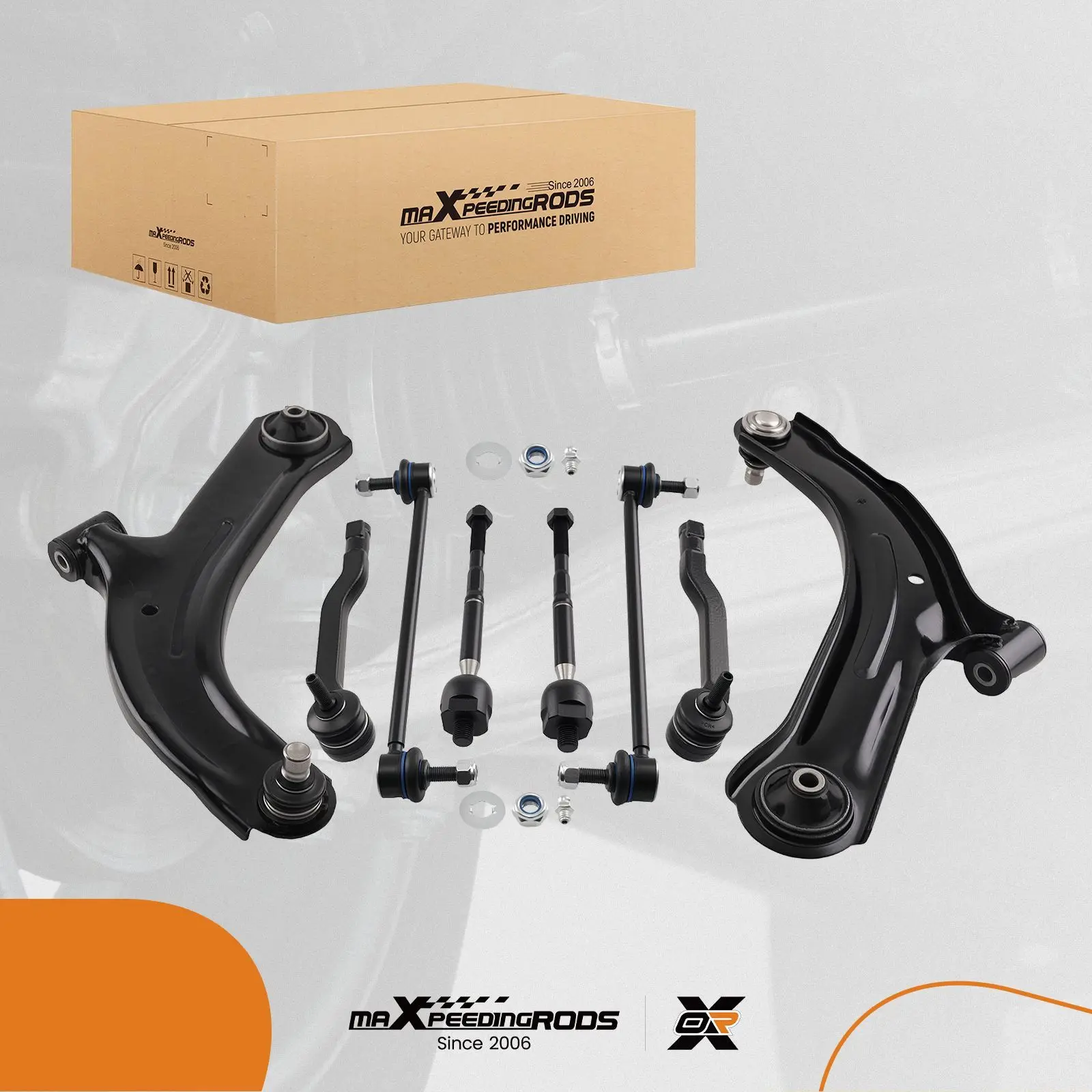 

Front Lower Control Arm Tie Rod End Kit for Nissan Versa 2007-2012 54618JX00A 545001FU0A