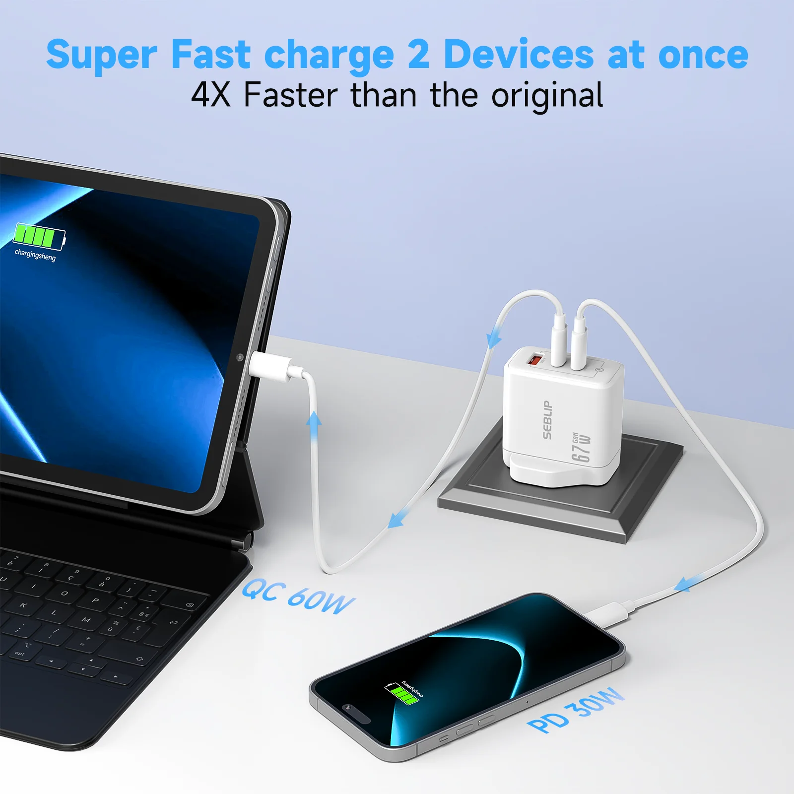 67W Gan Fast Chargi… - image