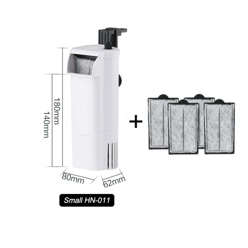 SUNSUN HN Series HN-011 HN-012  Low Water Level Turtle Tank Filter Waterfall Type Small Silent Built-in Water Purifier