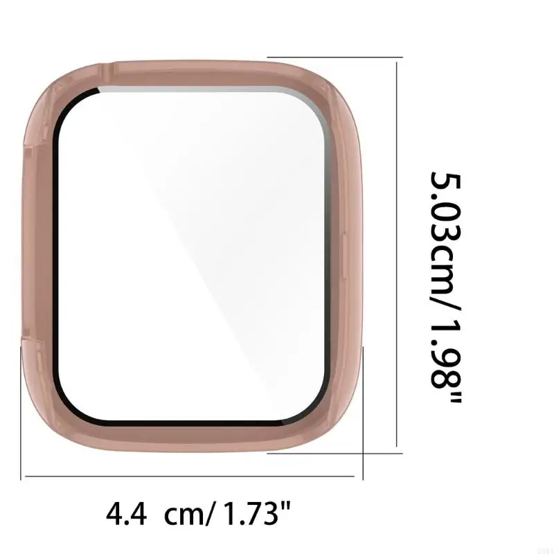 Q5WA Observe para caso para reloj inteligente Xplora XGO3 con parachoques PC protector pantalla para