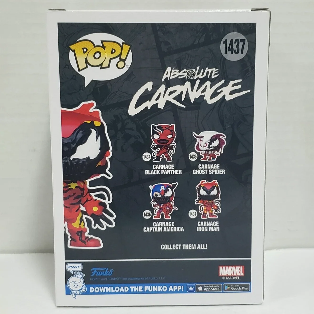 Marvel Venom Figures Funko Pop! Carnage Iron Man 1437 Vinyl Figure 4.1 inchs Collectible Limited Edition Model Toy Birthday Gift - Image 5