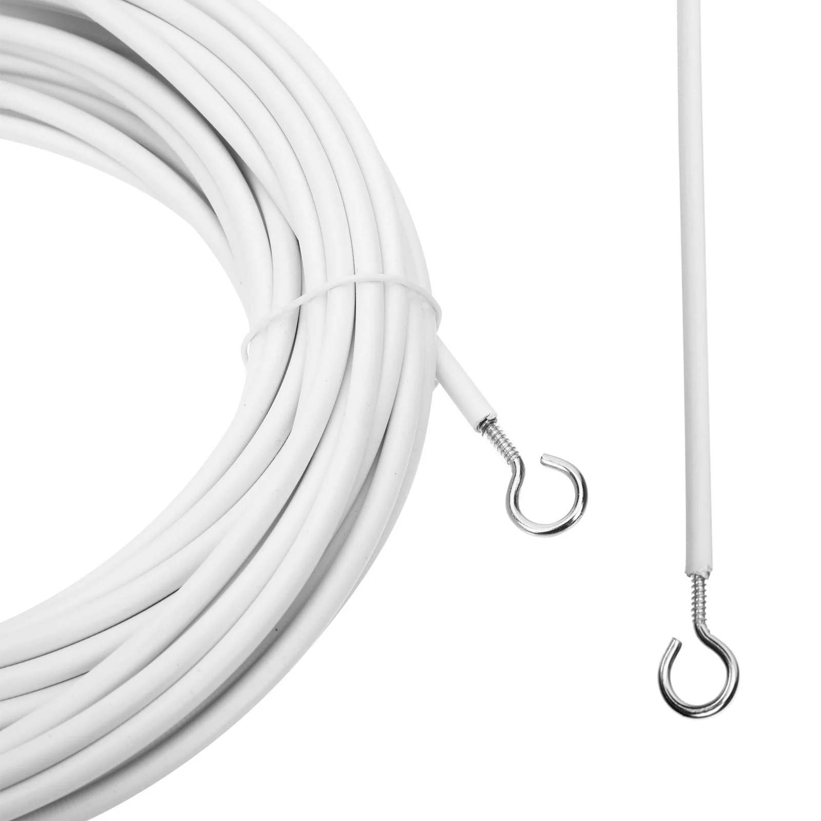 1 مجموعة الستار سلك نافذة حبل السنانير المسمار عيون نظام تعليق للستائر صور اكسسوارات الحديقة