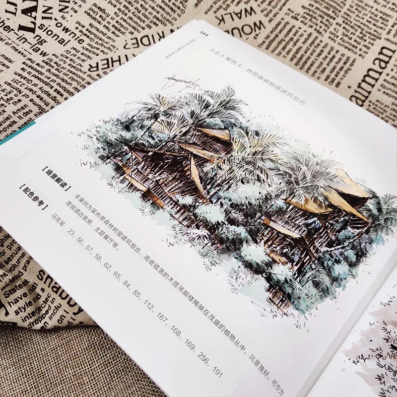 Hand Drawn Expression Of Landscape Design Tthinking Book Landscape Design Textbook