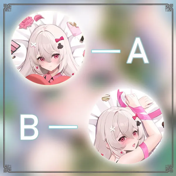 

Heart Club Anime Game Dakimakura Hing Body PillowCase Cushion Otaku Bed Linings Xmas