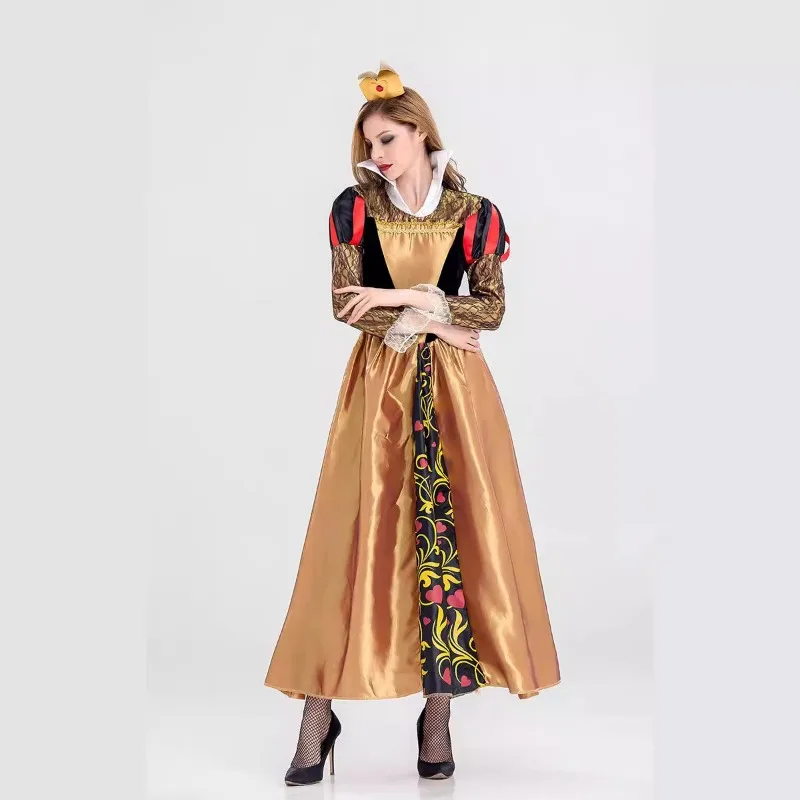 أزياء الهالوين للعب الخيالية، أزياء الملكة التأثيرية، فستان المحكمة العتيق، أزياء الملكة السمية للهالوين