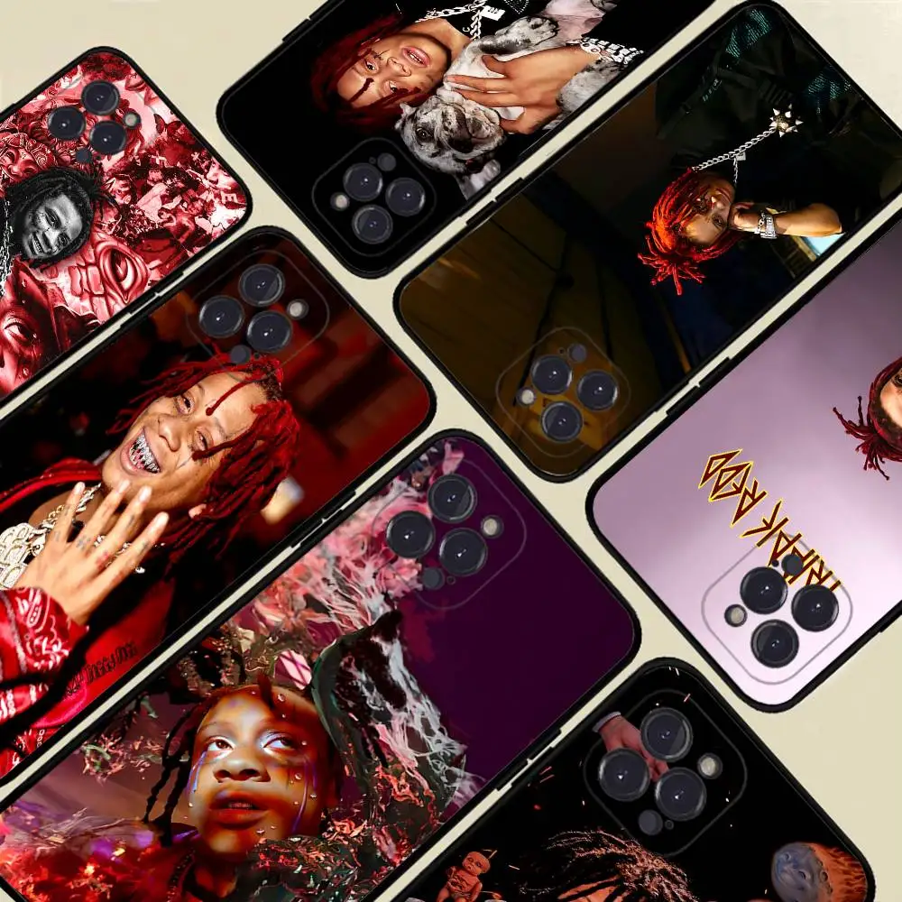 Rapper T-Trippie R-Redd For iPhone 17 16 16e 15 14 13 12 11 Pro Max Mini Plus Phone Case