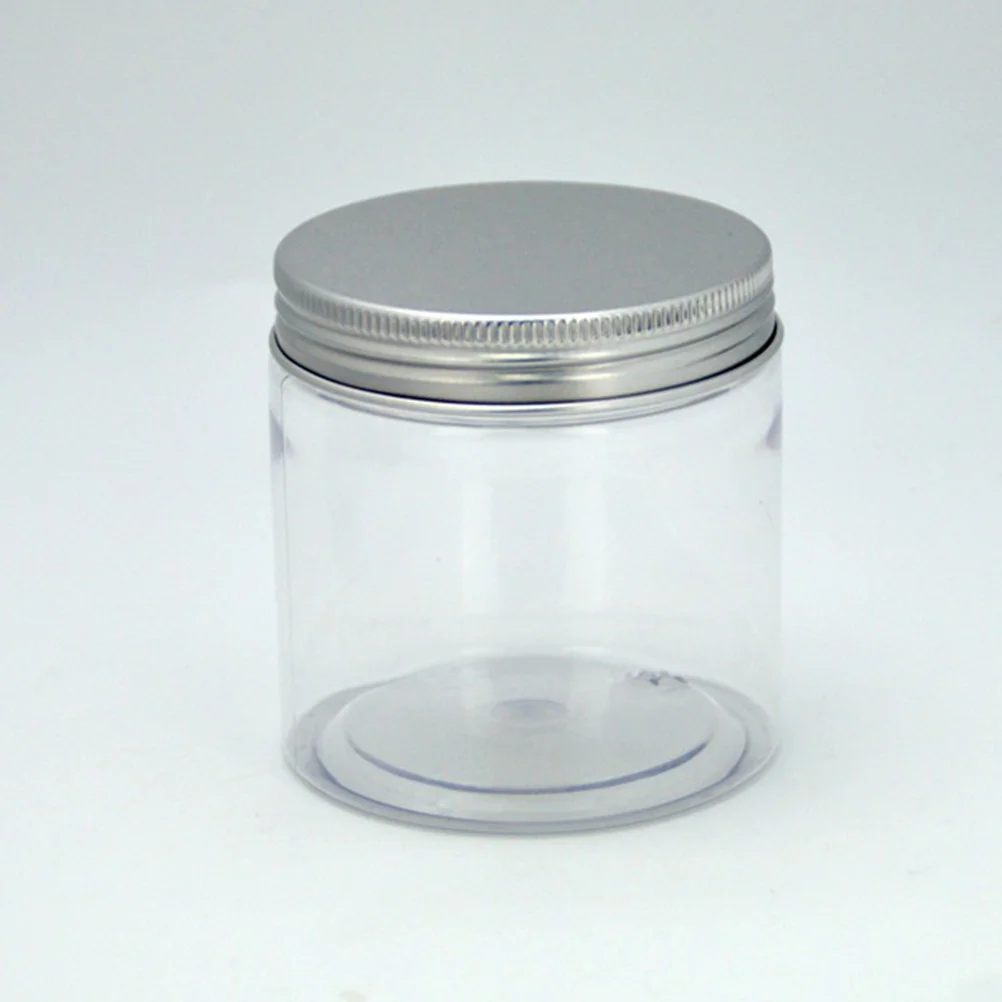 3 قطعة برطمانات كريم بلاستيكية مستديرة حاويات لولبية لتخزين مستحضرات التجميل ومنتجات العناية بالبشرة حاوية كريمات جرة لوشن لولبية