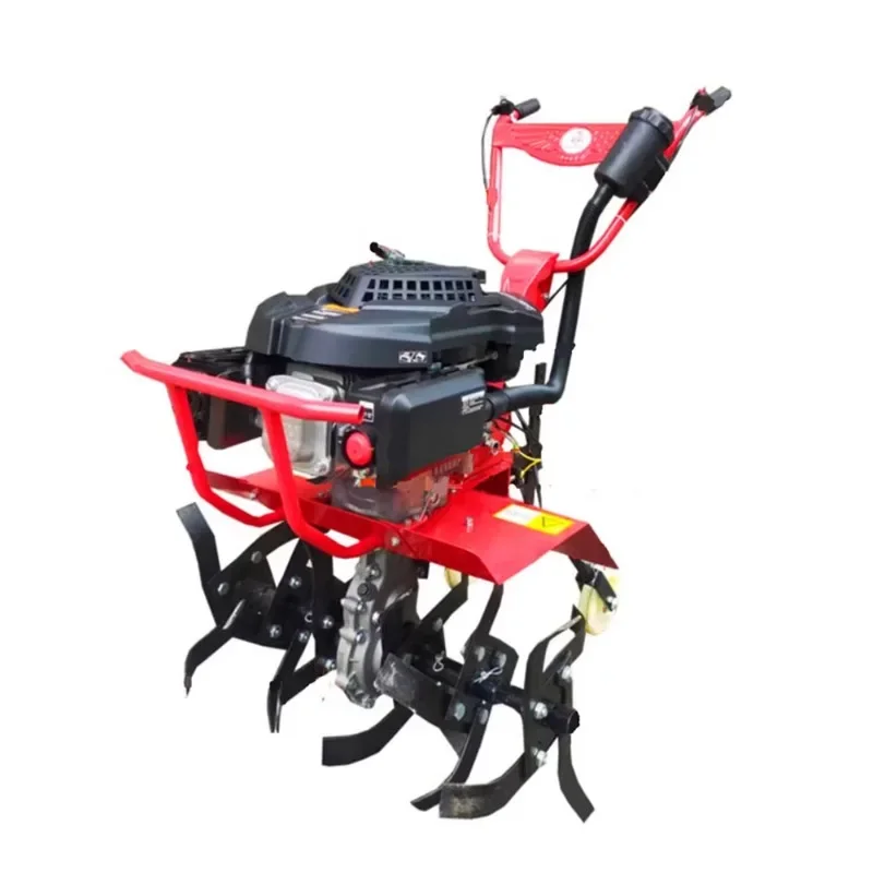 micro-tiller trenching and soil cultivation small agricultural gasoline rotary tiller