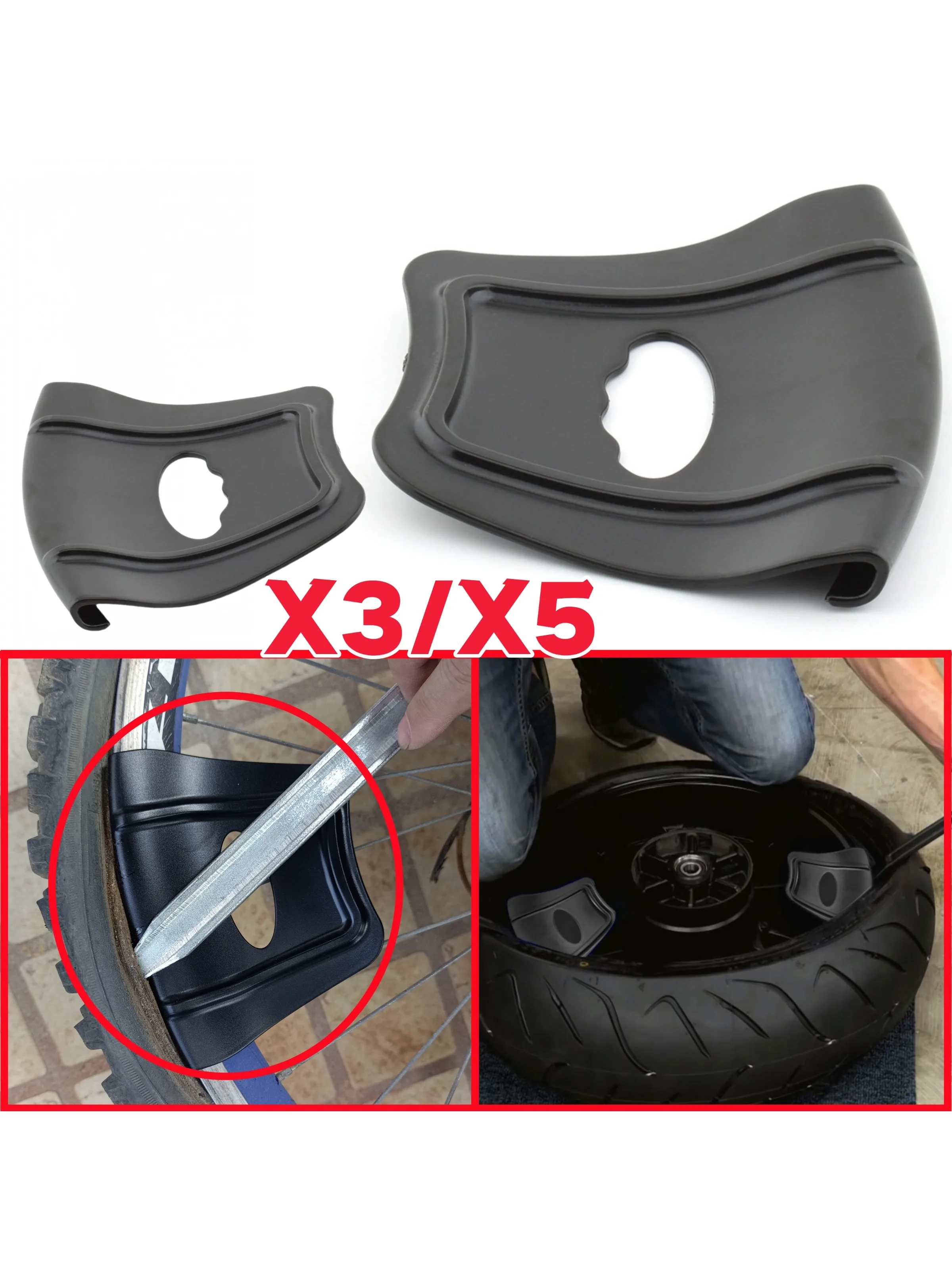 Protecteur de jante de roue, changeur de perles de pneu, outil d'installation, boucliers résistants aux rayures pour la réparation de vélos de voiture, moto, ATV