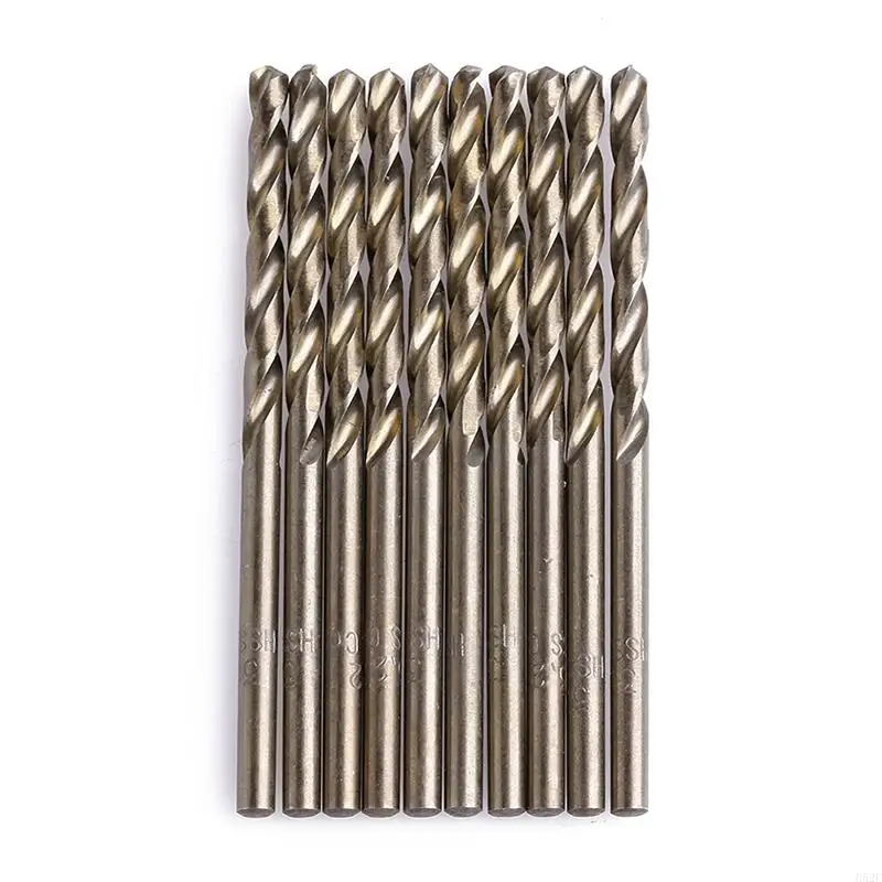 652f para perforar carpintería duradera HSS Twist Bits Bit Bit Round Shank 10x