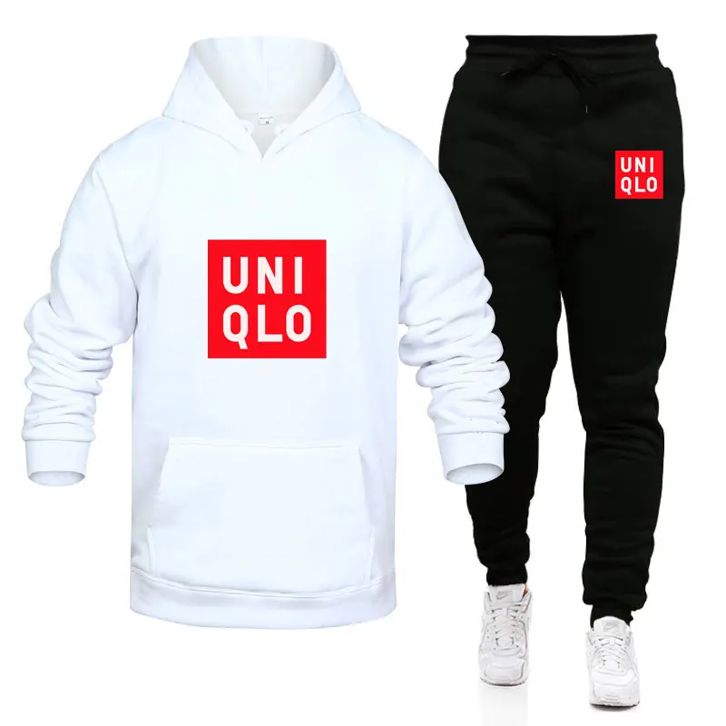 2026 Motorcycle riding protective suit fashion Uniqlo spring and autumn printed men's sportswear pants sportswear men's clothing
