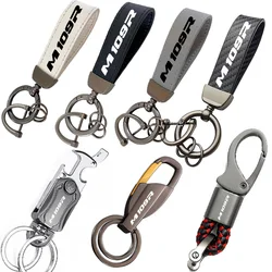 For Suzuki Boulevard M109R 109R M109 2006-2024Accessories Motorcycle CNC Metal Leather keychains Motorcycle Accessories