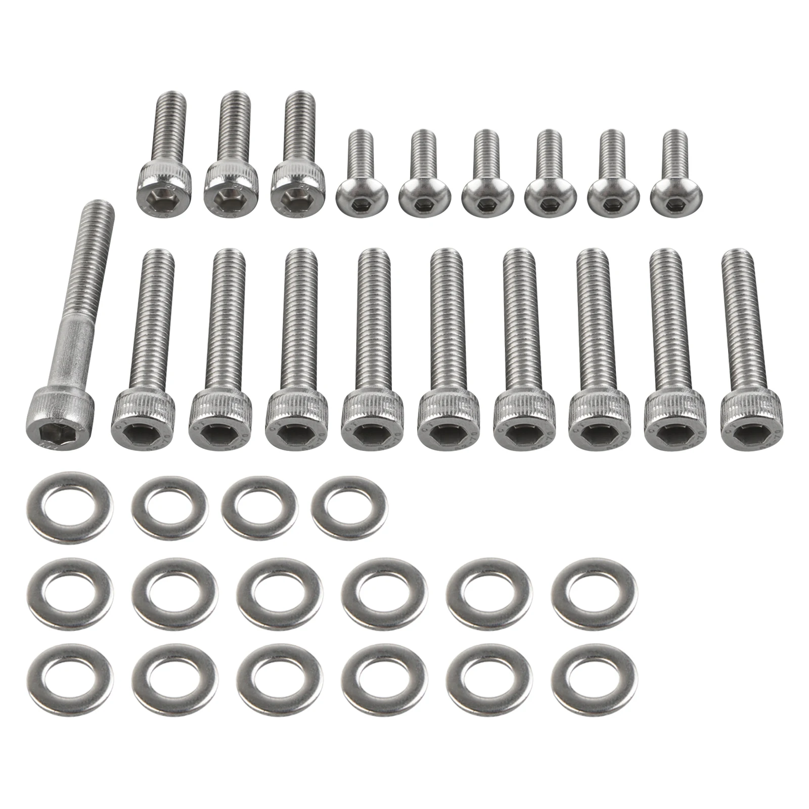 

ATV For Banshee Right Case Cover Bolts Kit For Yamaha Banshee 350 YFZ350 1987-1998 2000-2006 YFZ350SE Special Edition 2005-2006