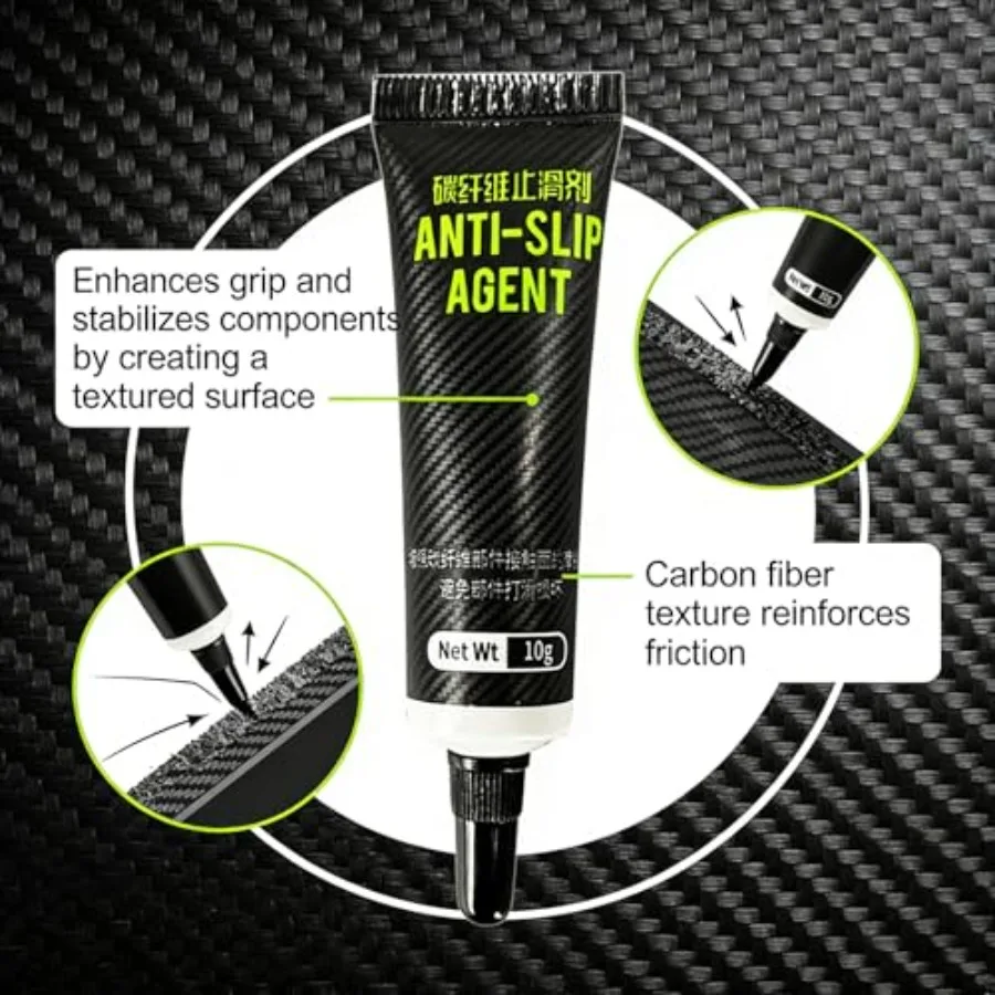 Carbon Paste for Bike Seatpost - Bicycles Seatpost Nonslip Oil Pastels with Anti-Slip Formula - Carbon Assembly Paste for Stem, view 3