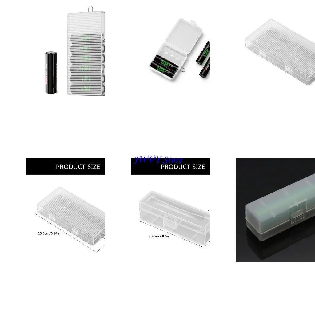 573A صندوق تخزين البطارية متجر آمن لعام 18650 حالة تخزين البطارية تمنع الأضرار