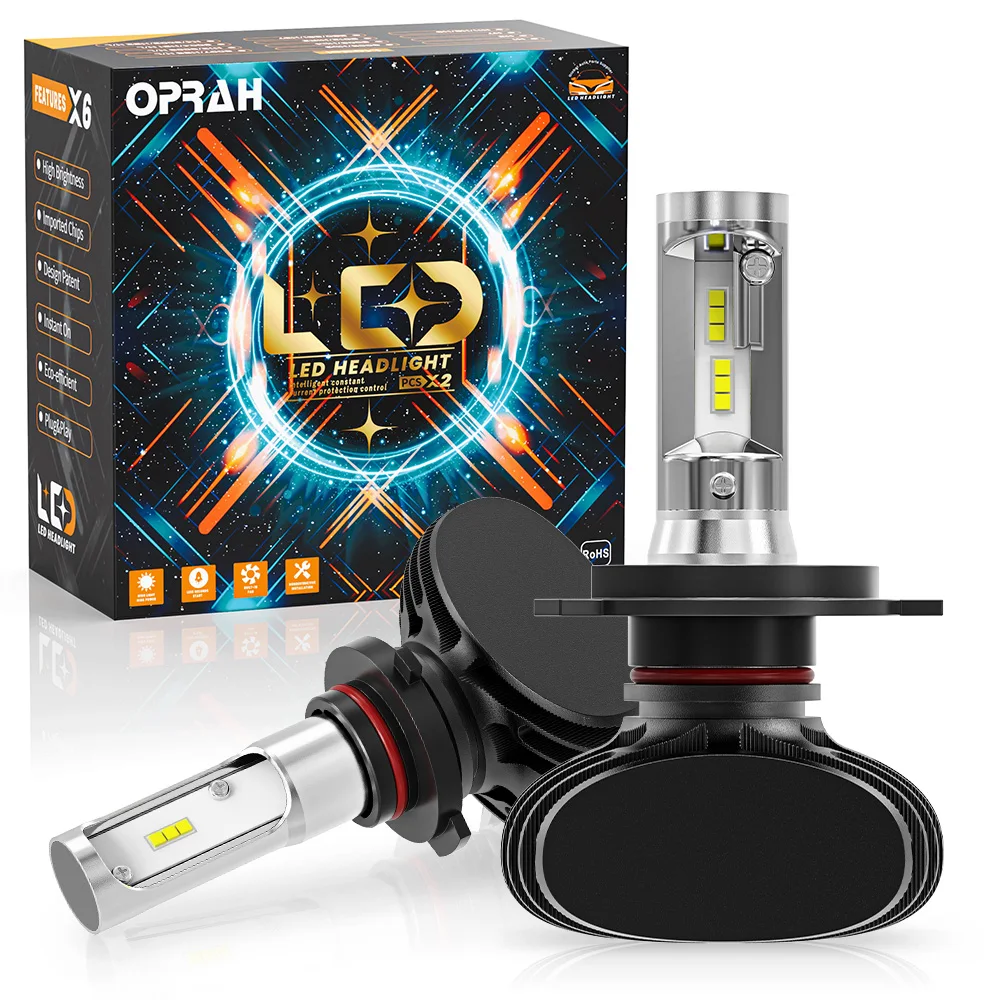 

Oprah 2pcs LED H4 H7 Car Headlight LED Bulb H1 H11 9005 HB3 9006 HB4 H3 LED Lights Car Canbus Headlamp Hi/Lo Beam Light Fog Lamp