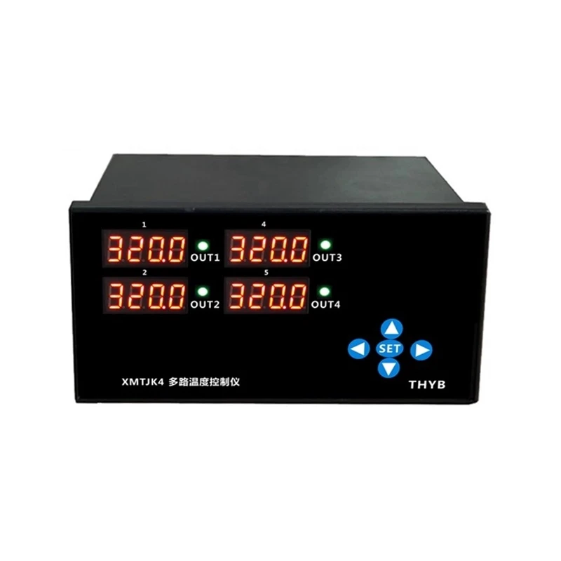 

4-channel Temperature Controller RS485 Record Intelligent PID Multi-channel Digital Temperature Controller