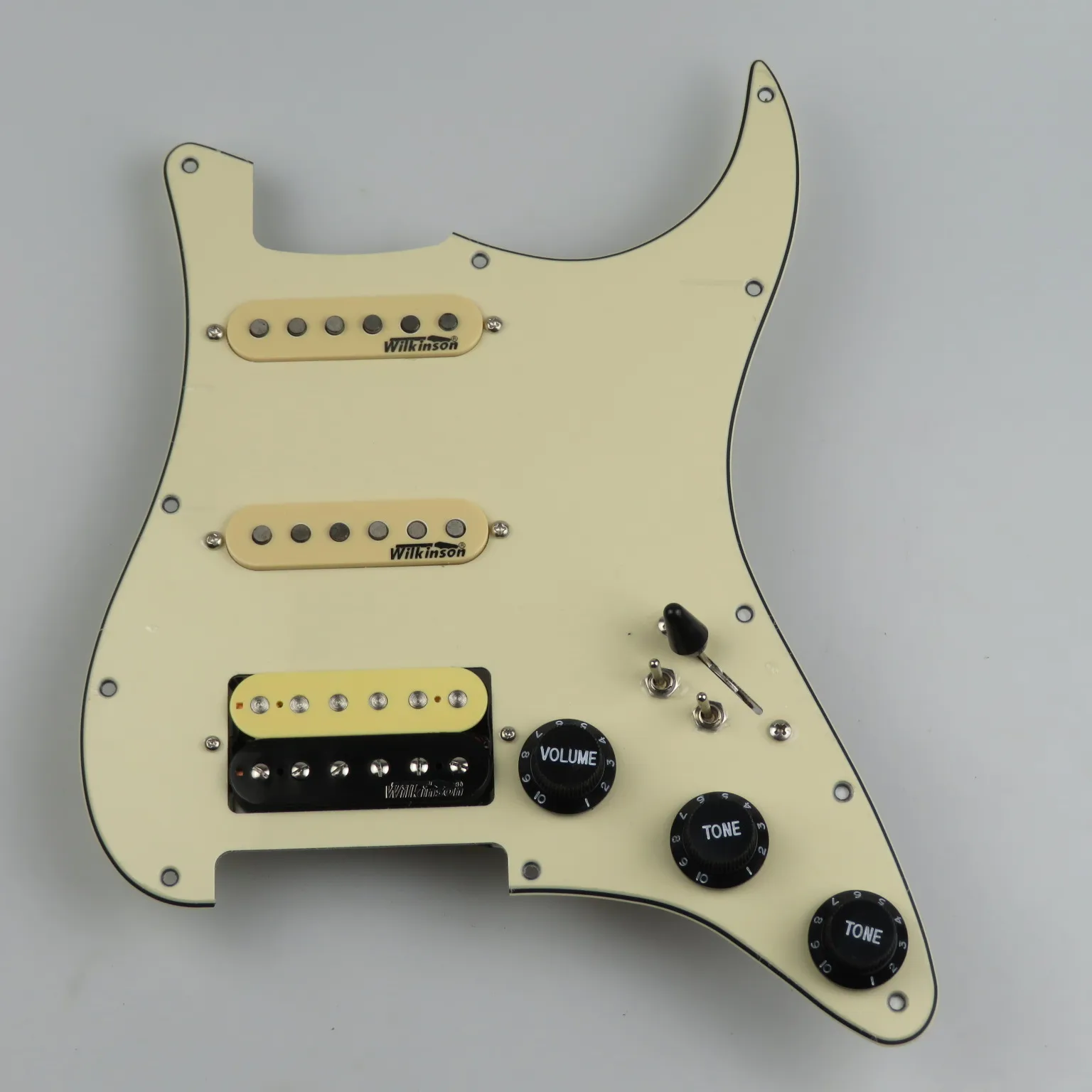 Pre Wired SSH Loaded Pickguard Vintage  Wilkinson Pickups Single Coil Humbucker Full Wiring Harness Push Pull Split Switch