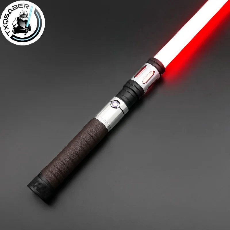 TXQSABER New Lightsaber Heavy Dueling  Metal Hilt Smooth Swing  Old Style  Multiple Colors Sounds Change FOC Laser Sword Toys