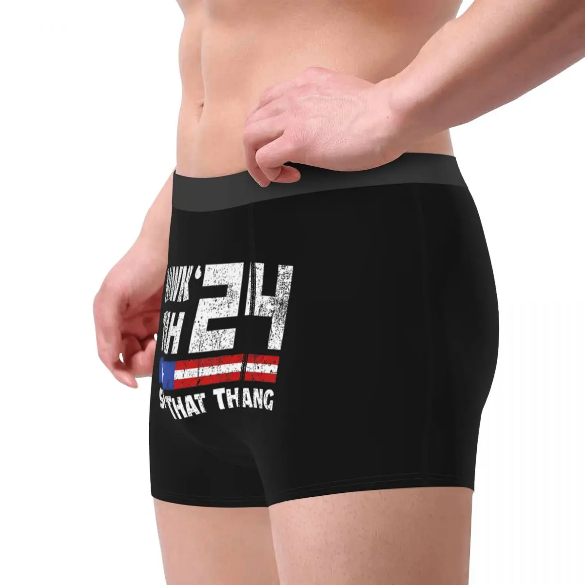 Hawk Tuah 24 Spit On That Thang Man Underwear Funny Meme Boxer Shorts Panties Funny Soft Underpants for Male Plus Size