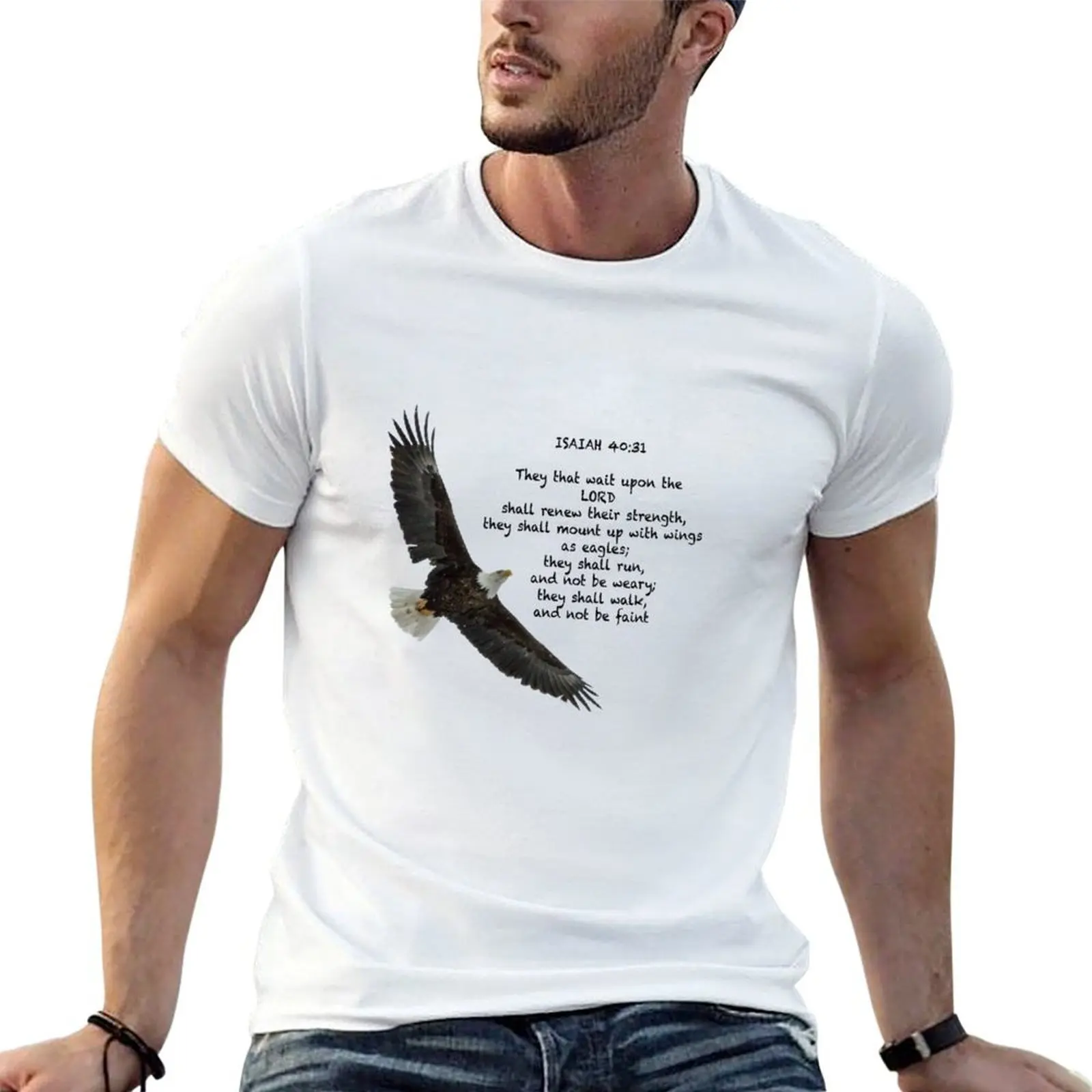 Isaiah 40:31 T-Shirt luxury t-shirt valentines clothes tshirts for men