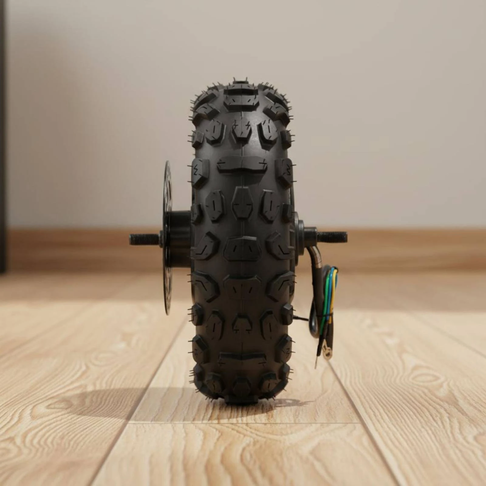 48V 500W Scooter Wheel Motor Universal-Fit Brushless Rear Wheel Motor Universal-Fit Tire Shock Absorbing All-Terrain Pattern