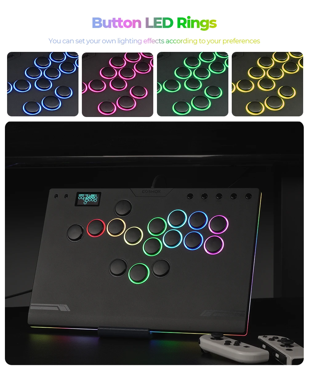 Haute42 M-Ultra Gen 2 Aluminium-Legierung Hebellos-Arcade-Stick Hitbox-Controller für PC/PS4/PS5 Arcade-Hebellos-Controller – Detail 15