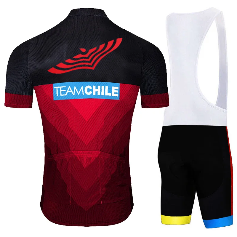 Chile Jersey Pro Cycling Shorts Jacket Bicycle Race Wear Bike MTB Road Ciclismo Maillot Bicycl Top Summer Men Sport Dress