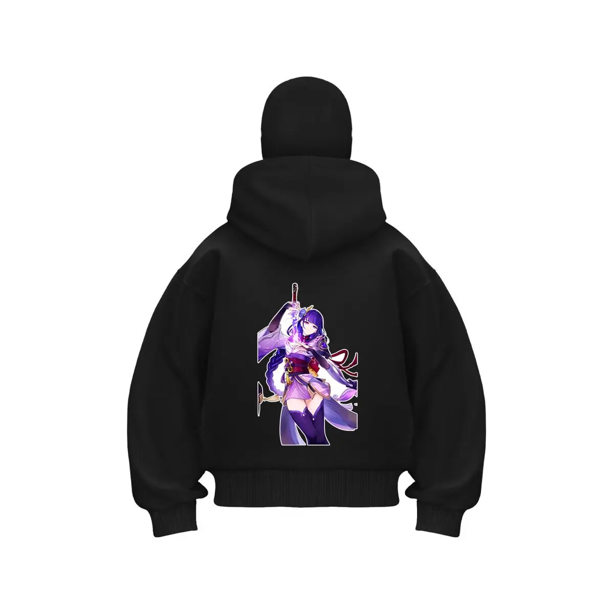 

raiden shogun Design Double Hood Warm Outdoor Men's Winter Casual Sweatshirt