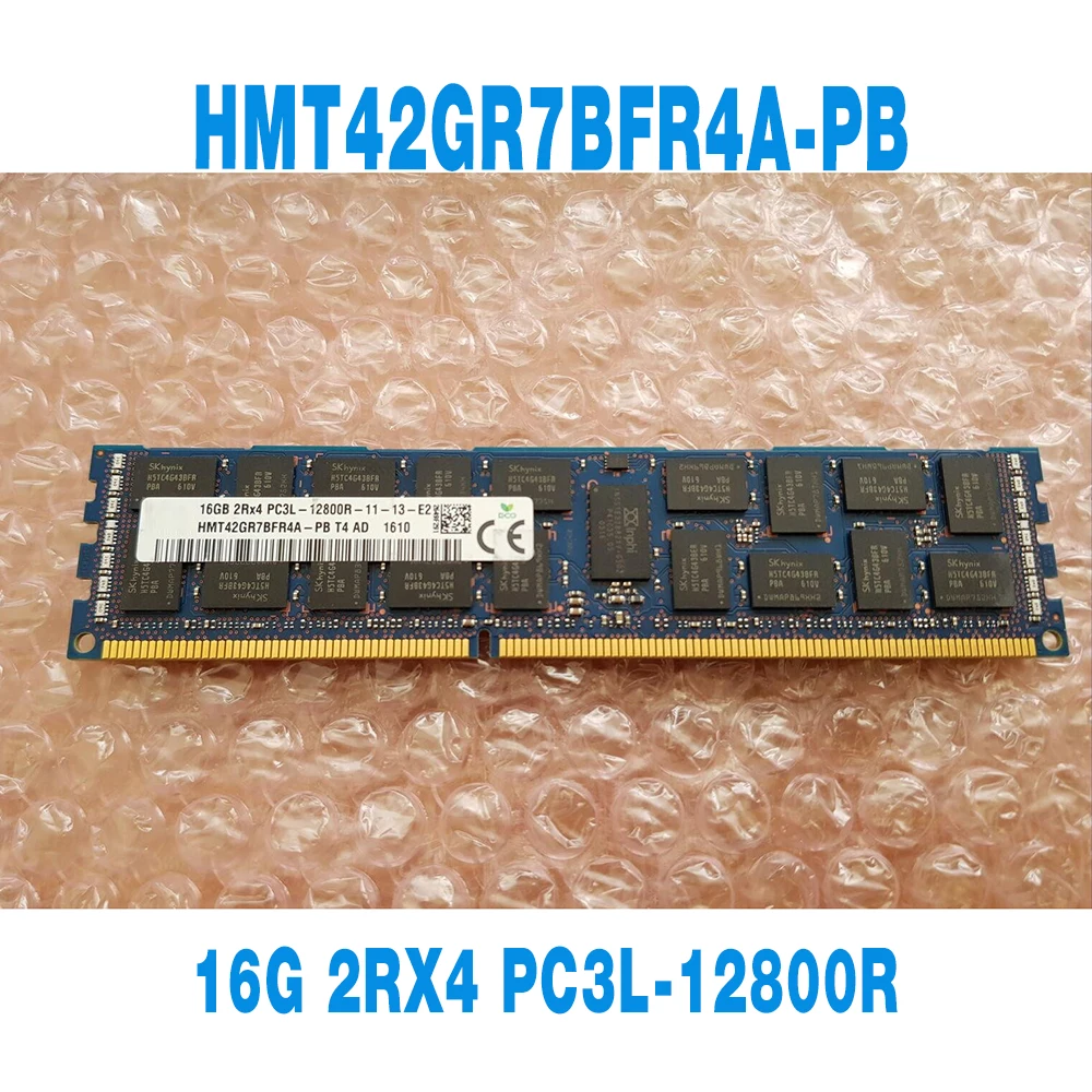 

1PCS For SK Hynix RAM 16GB 16G 2RX4 PC3L-12800R Server Memory HMT42GR7BFR4A-PB