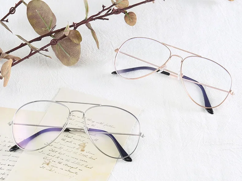 SWOKENCE Myopie Rezept-0,5 zu-10 Frauen Männer Polit Legierung Rahmen Kurzsichtig Brille Astigmatismus Angepasst F067 – Detail 5