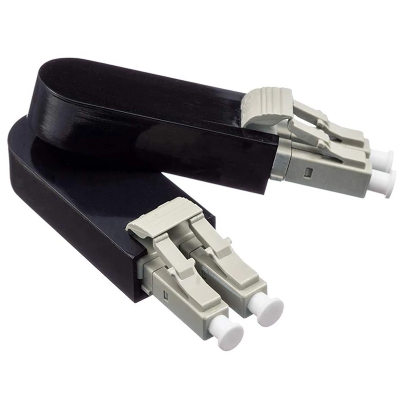 Kabel adaptor Loopback serat optik LC/UPC 2 pak, Plug uji 50/125 Multimode untuk aplikasi pengujian