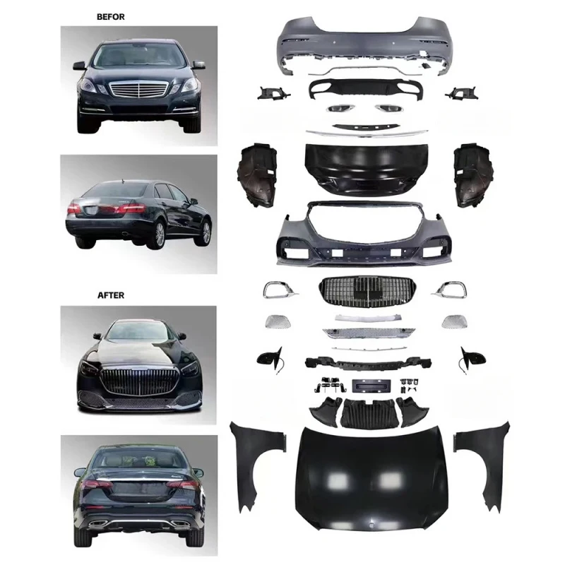 

Upgrade Facelift Front & Rear Auto Body Systems Car Auto Parts Grills Hood Bumpers Bodykit for Model X5M