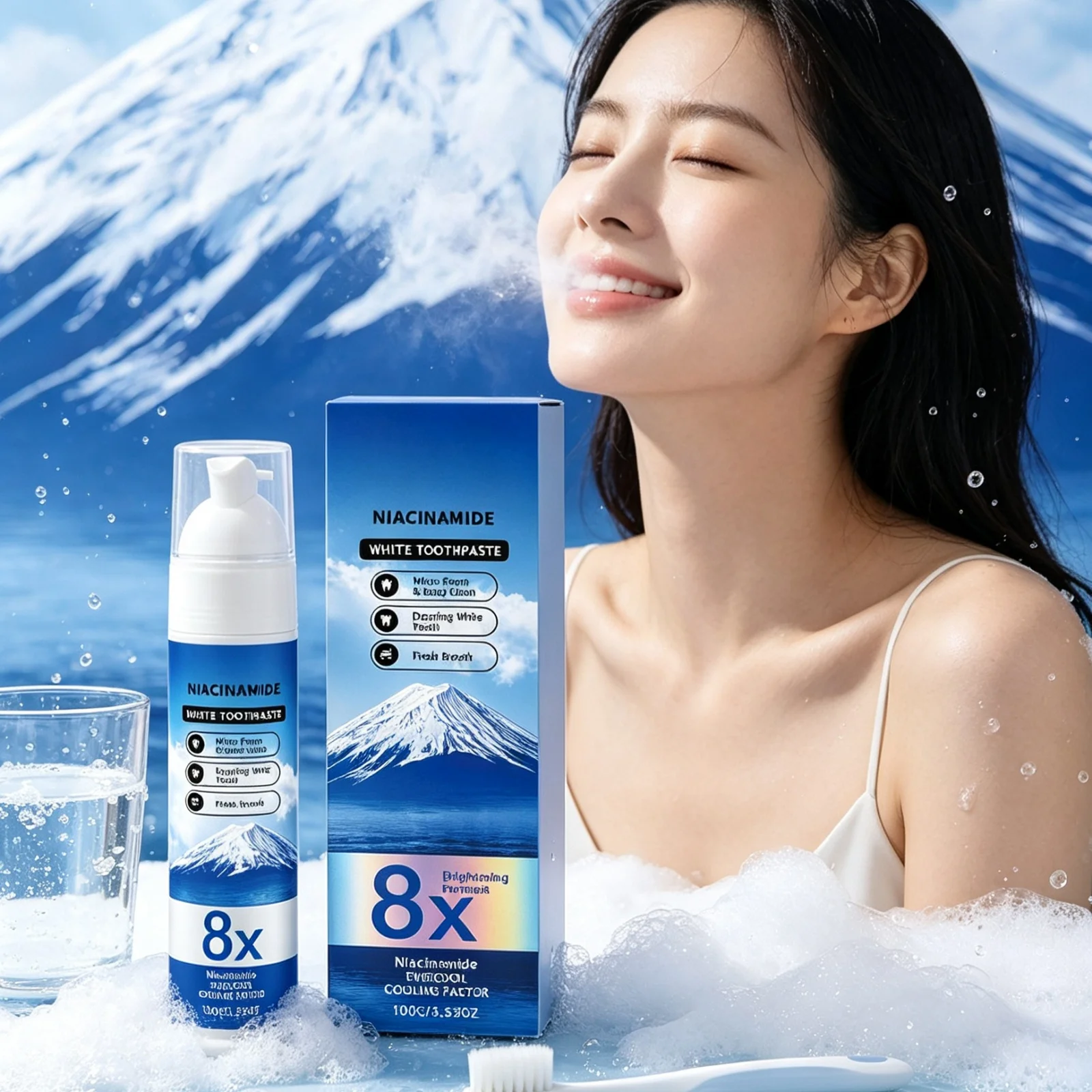 Teeth Whitening Naturally - Отбеливающая зубная паста очищает поверхностные отложения,