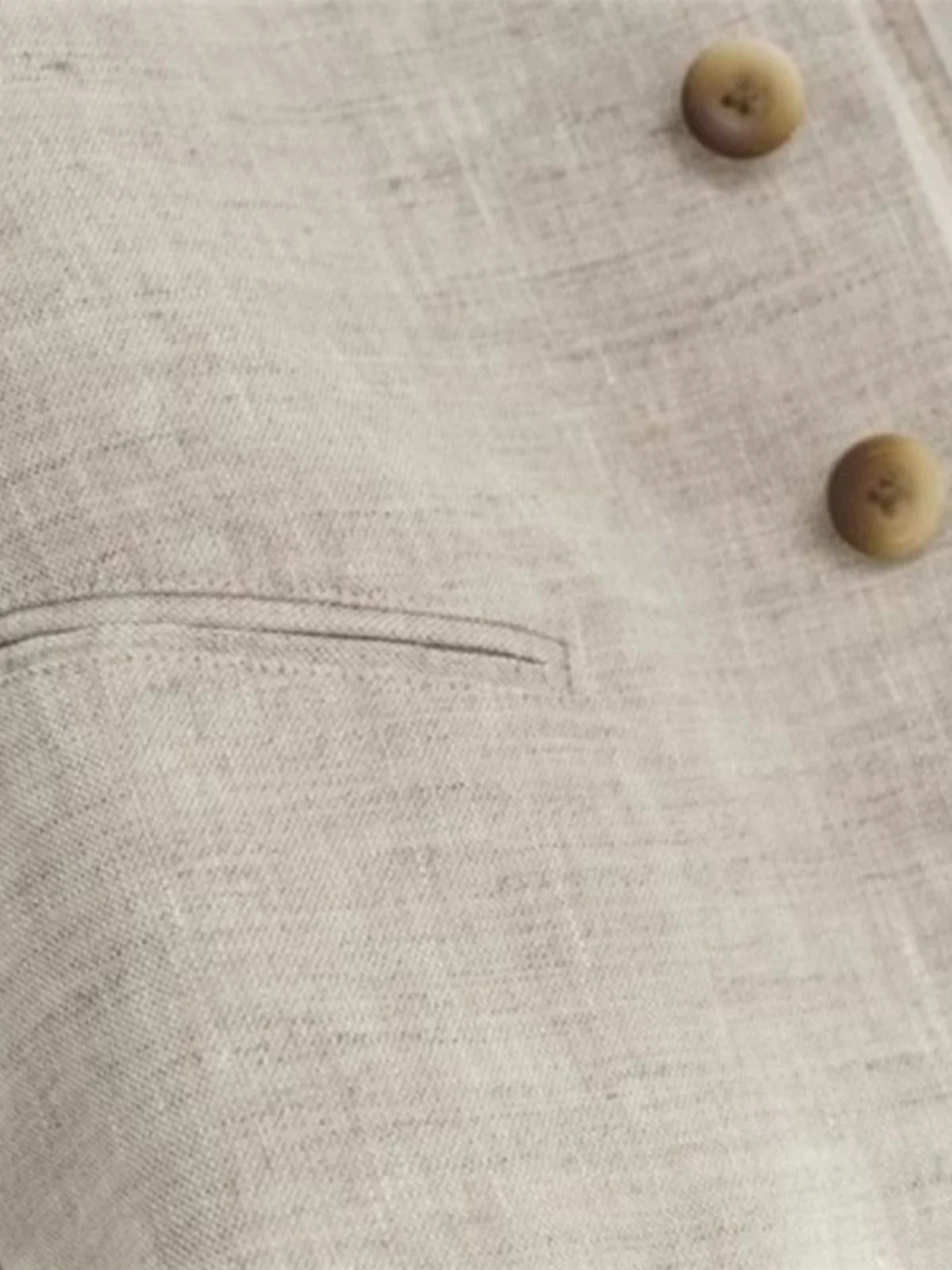 Gilet de costume en lin rétro pour femmes, mince et décontracté, avec épaulettes en v, en coton et lin, haut de transport, bouton unique, été