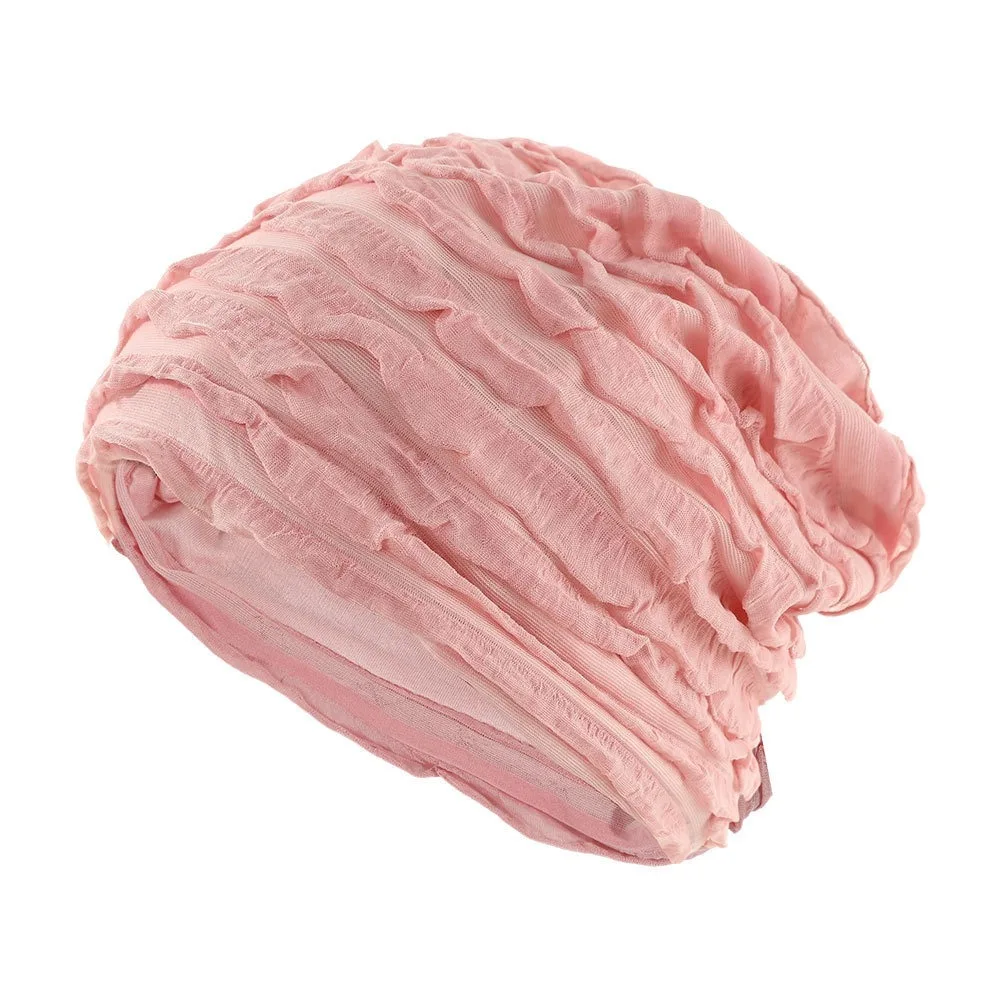 Lightweight Slouchy Beanie Hat Lace Mesh Overhead Breathable Lace Hat Soft Air Conditioner Protection Sun Protection Hat