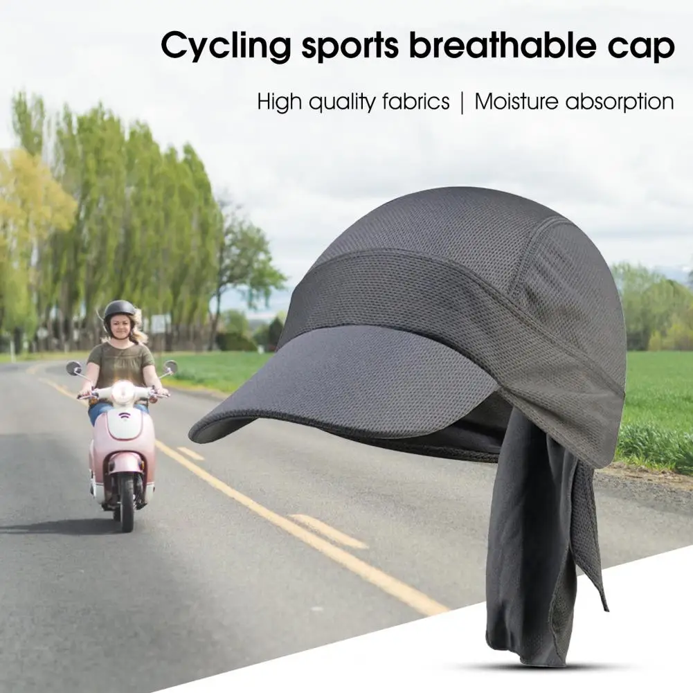 Quick-Dry Running Cap Sports Beanie Cycling Pirate Hat Bike Riding Fishing Bicycle Black Pink Caps Men Women Summer Hats Scarf