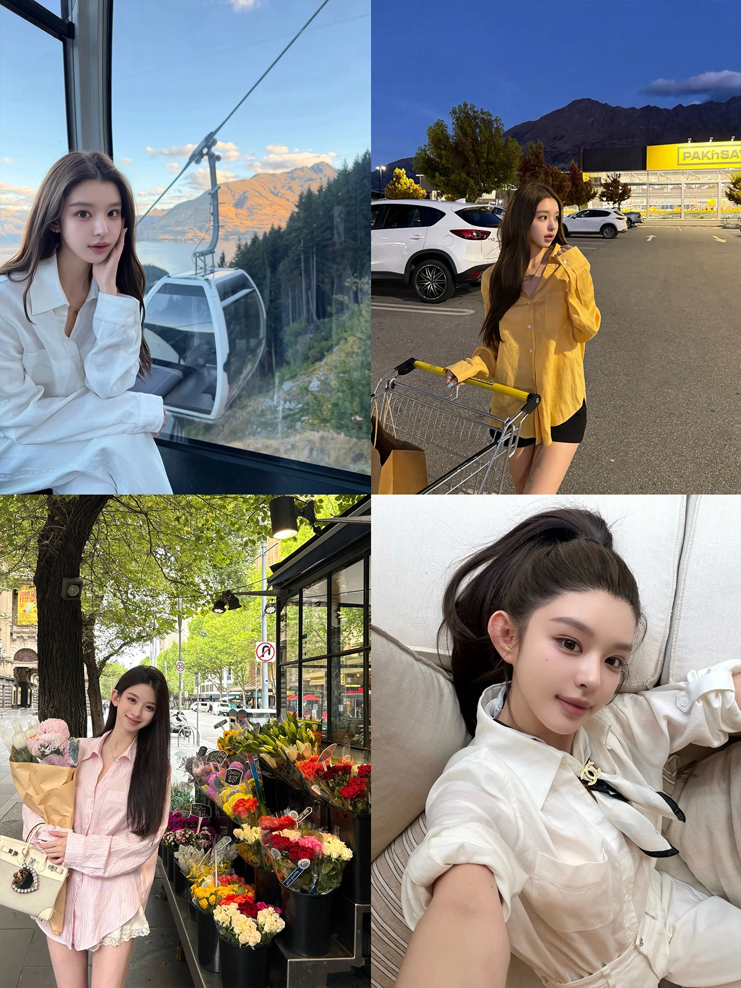 

Good Morning Fan Fan Softcore Lenzing Linen Cotton Drawstring Pocket Shirt Sun Protection Loose Fit Long Sleeve Women's Top