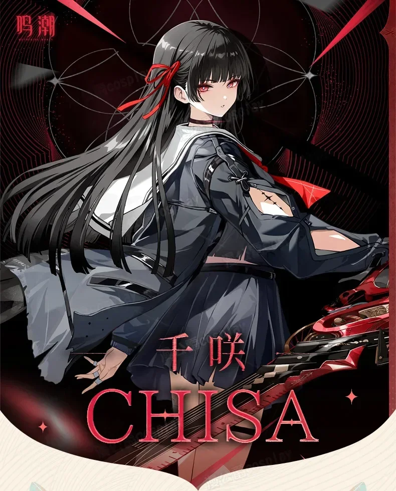 

Game Wuthering Waves CHISA Cosplay Costume Uniform Halloween Carnival Party Christmas Play Role Clothes Clothing