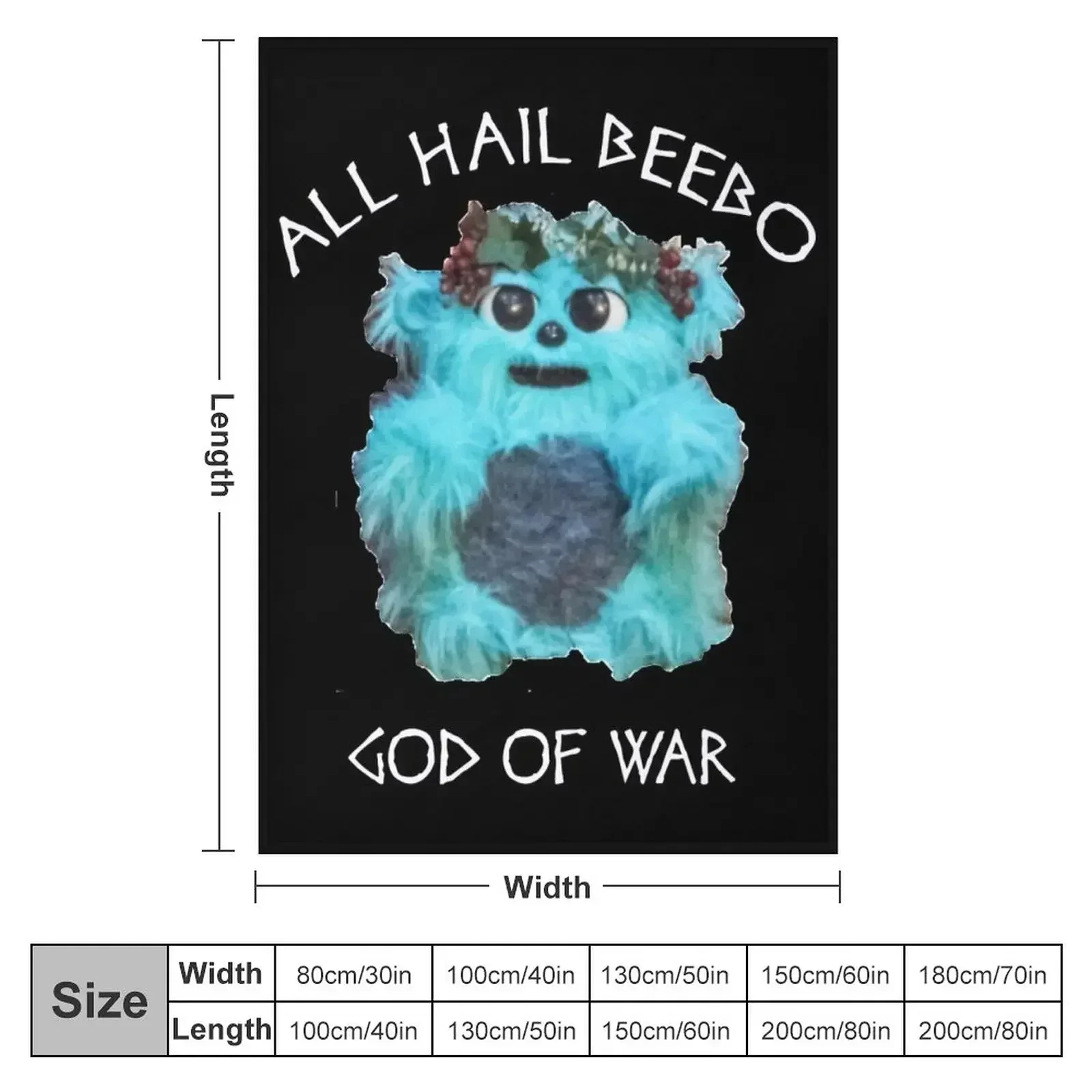 All Hail Beebo Throw Blanket Warm Weighted christmas decoration Decoratives Sofa Flannel Blankets