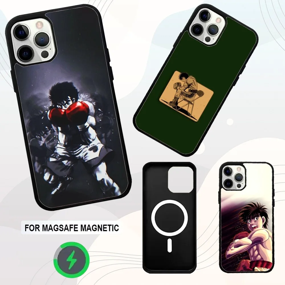 

H-Hajime no I-Ippo Phone Case For iPhone 16e,16,15,14,13,12,11,Plus,Pro,Max,Mini Magsafe Magnetic Wireless Charging