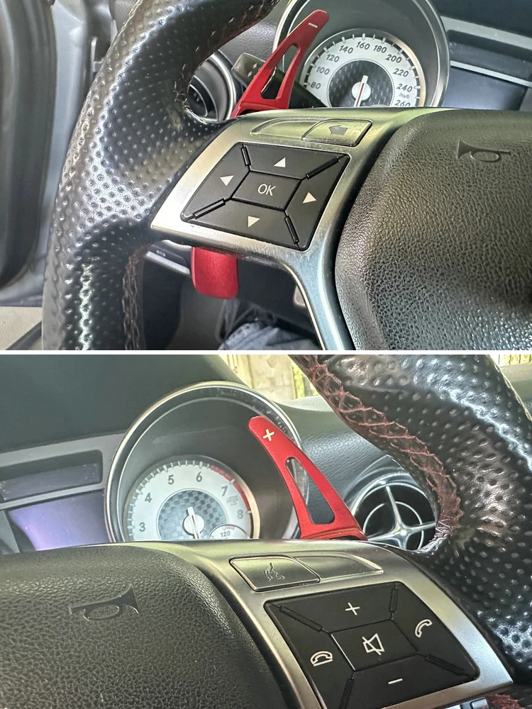 Quanzhen For Mercedes Benz Glk Gla Cls Cla Ml Slk A B C E-class 2010-2013 2014 2015 Paddle Shift Extension Pick Alloy Trim Car