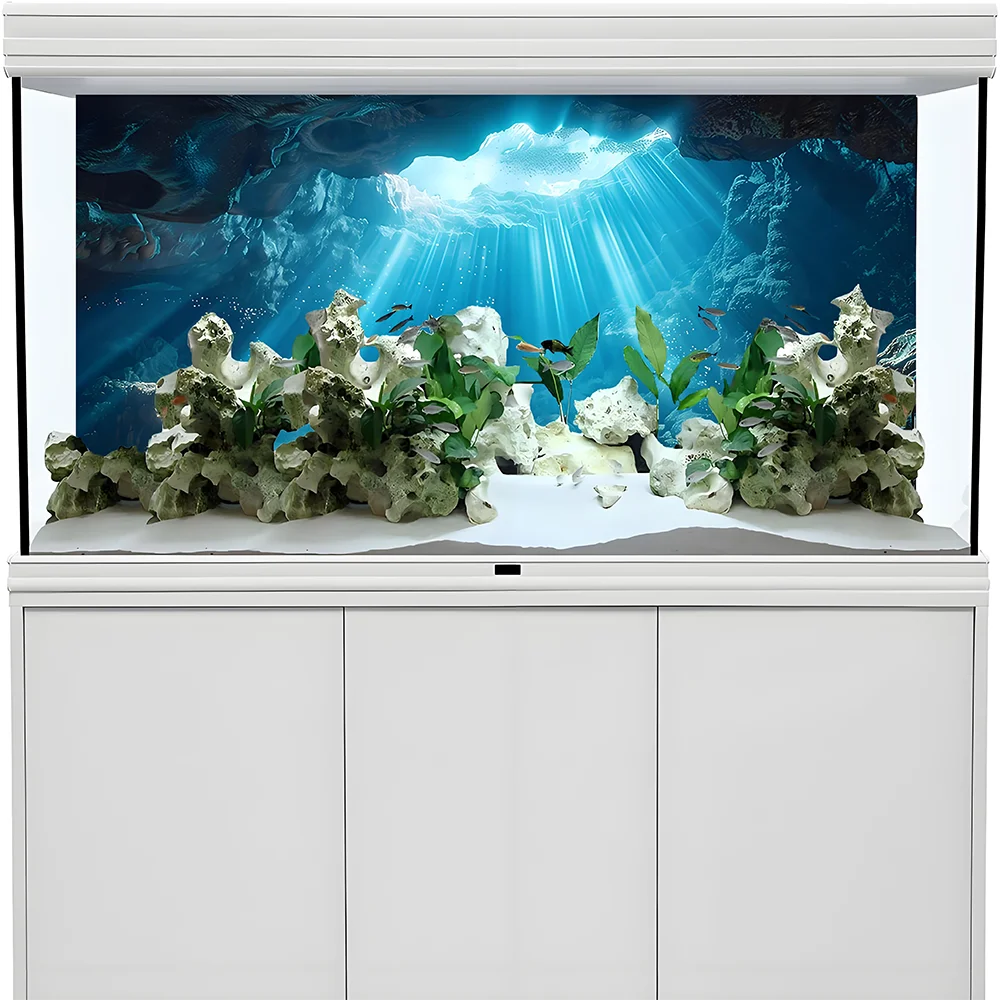 Sunshine Cave, Fish Tank Backg - Aquarium Fish Cave review and price